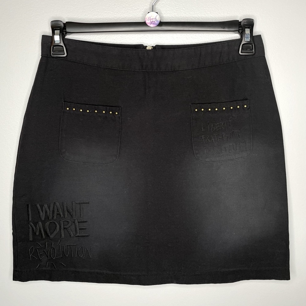 Desigual Black Denim Skirt - Jackie